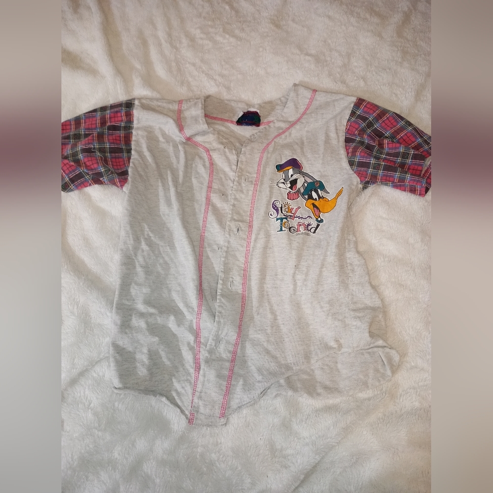 Vintage baseball button down without buttons